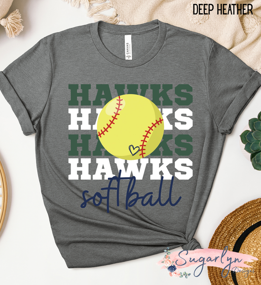 Skyline Hawks Softball -- Stacked