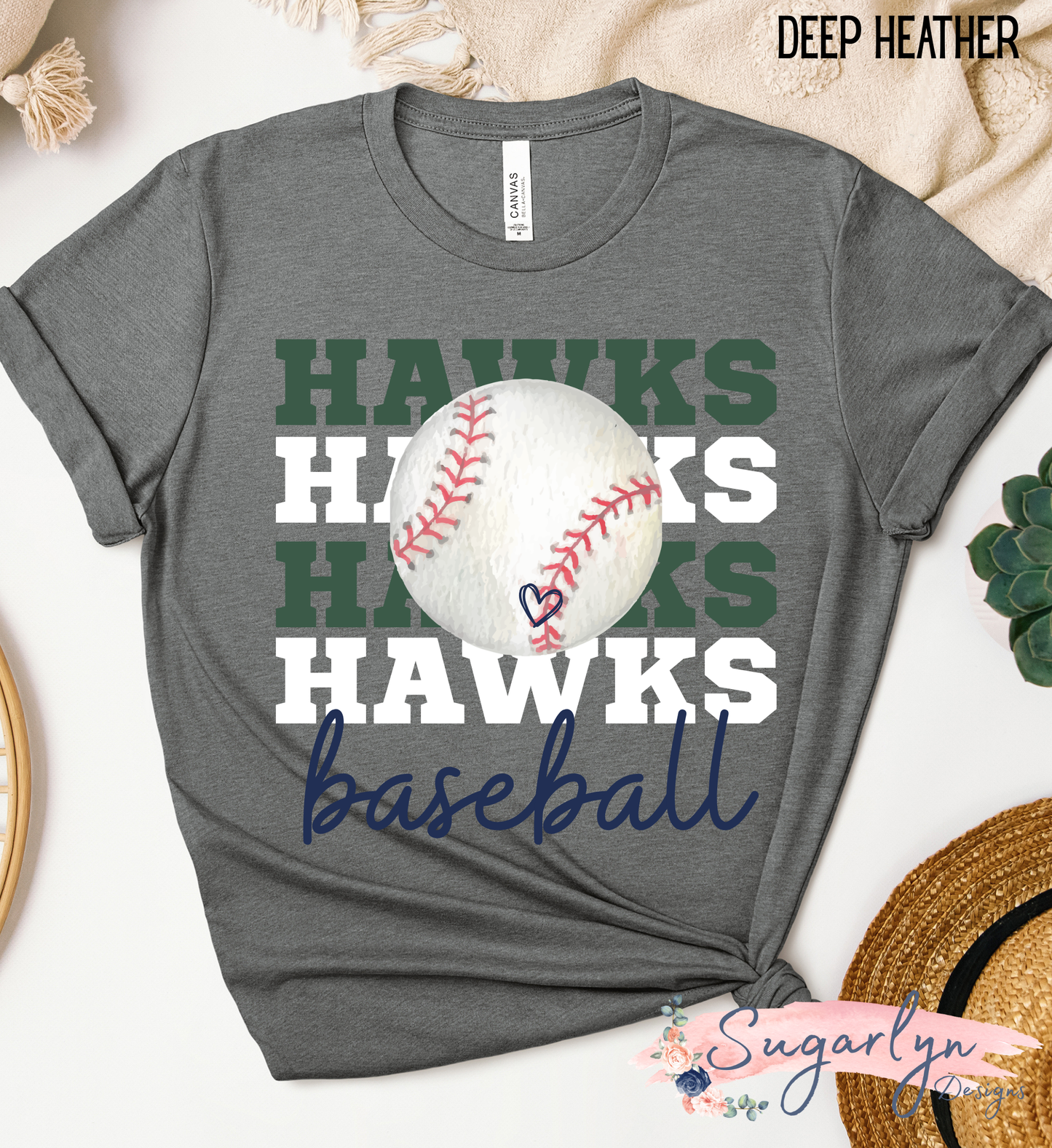 Skyline Hawks Baseball --  Stacked