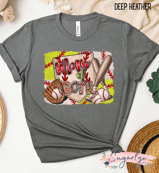 Mom of Both -- Baseball/Softball