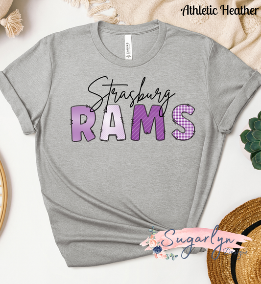 Strasburg Rams -- Rams Doodle Letters