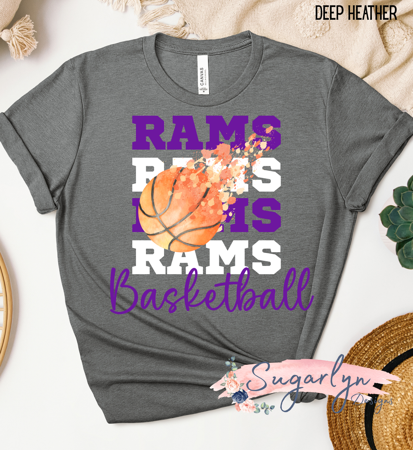 Strasburg Rams -- Rams Basketball Stacked