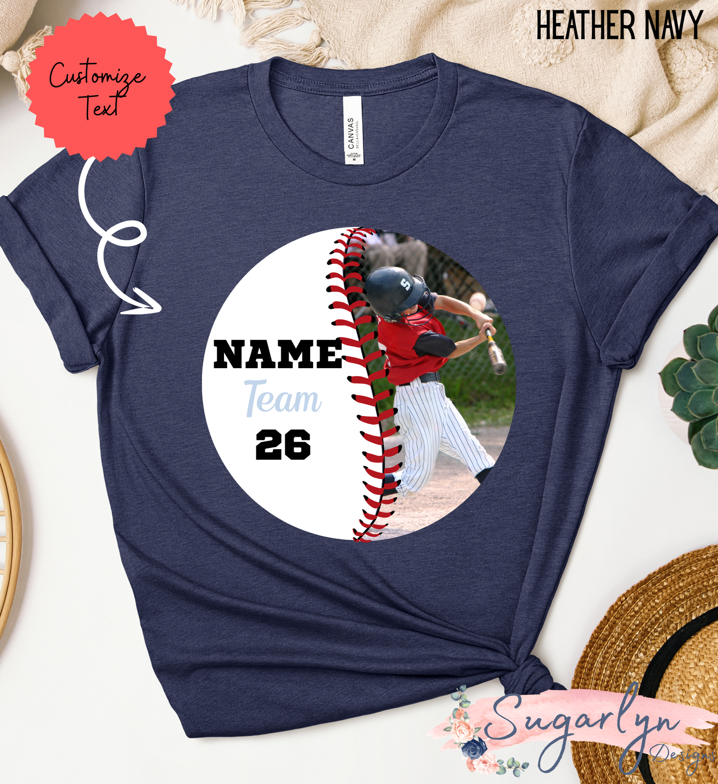 CUSTOM Baseball -- Name/Number/Team/Picture
