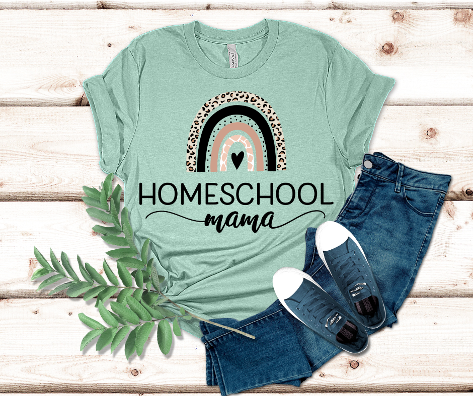 Homeschool Mama -- Leopard Rainbow