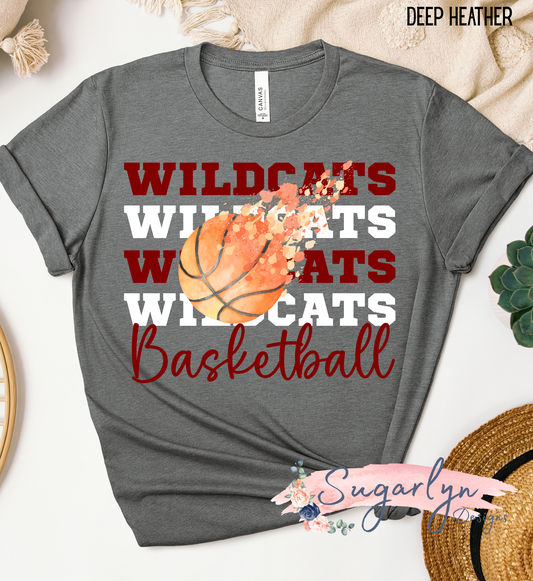 Wildcats Basketball -- Stacked