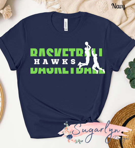 Skyline Hawks Basketball -- Split Text