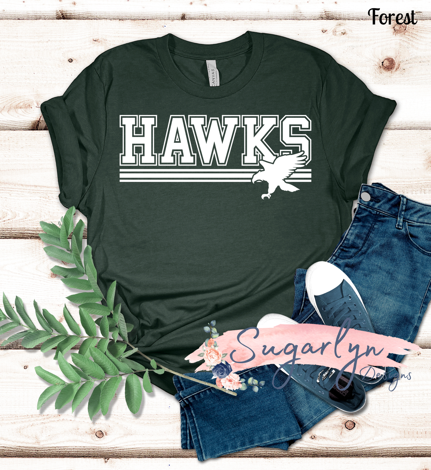 Skyline Hawks -- White Bars