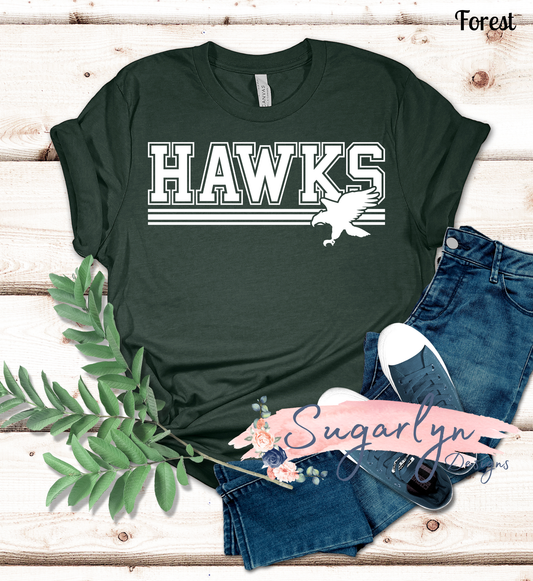 Skyline Hawks -- White Bars