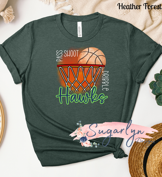 Skyline Hawks Basketball -- Pass, Shoot, Dribble