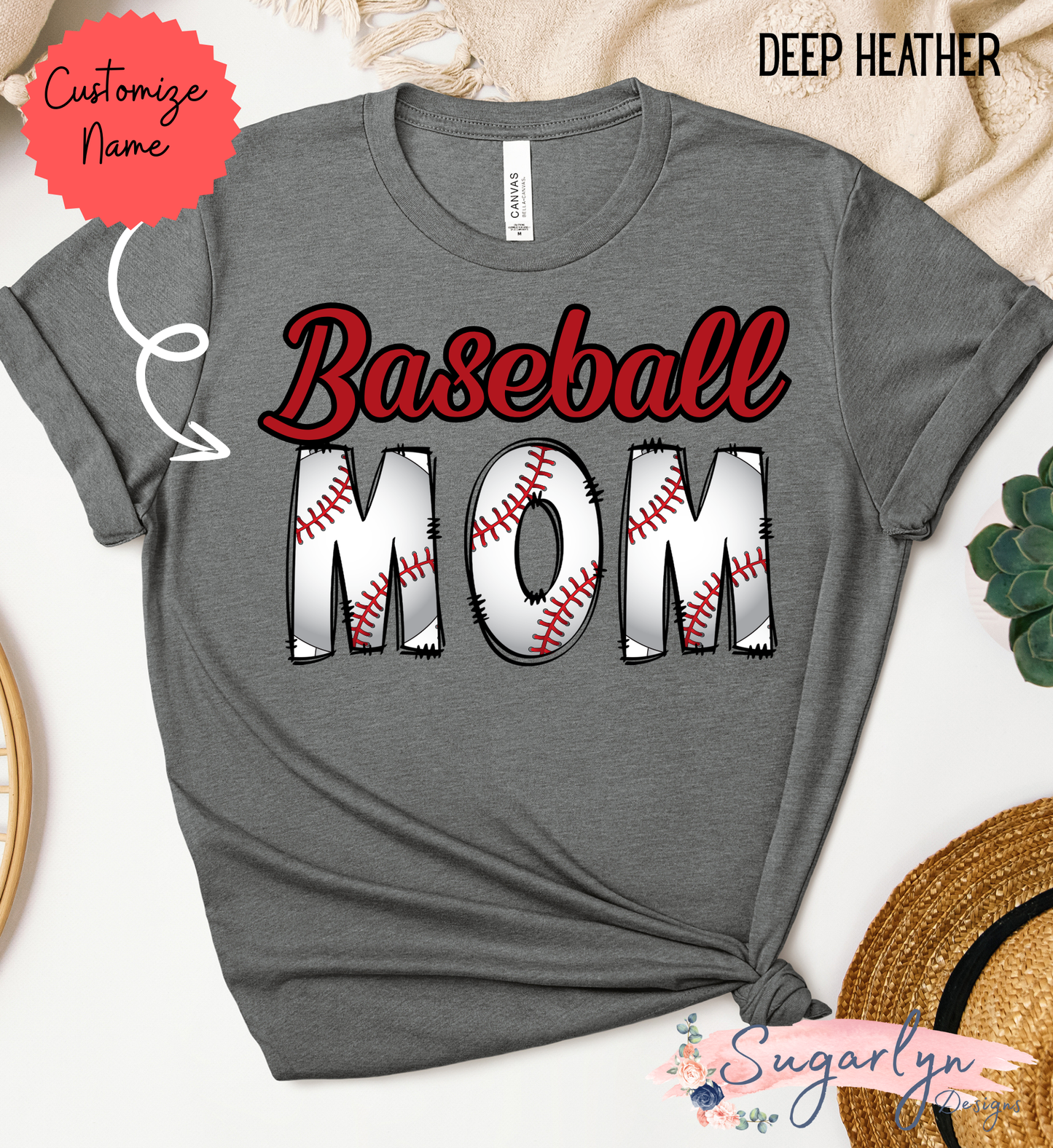 Baseball Mom -- Baseball Text