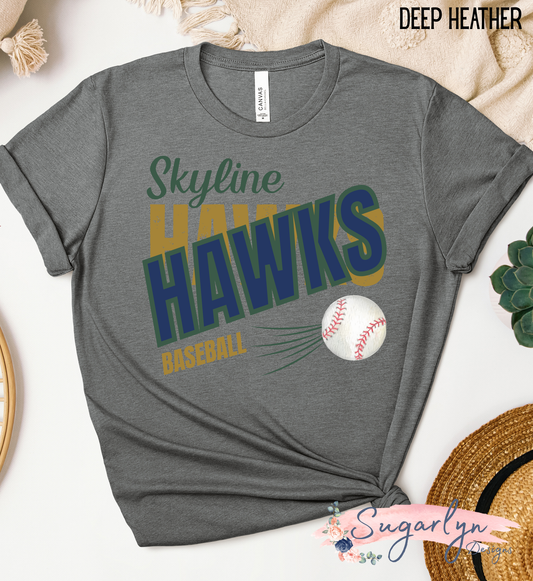 Skyline Hawks Baseball --  Bold