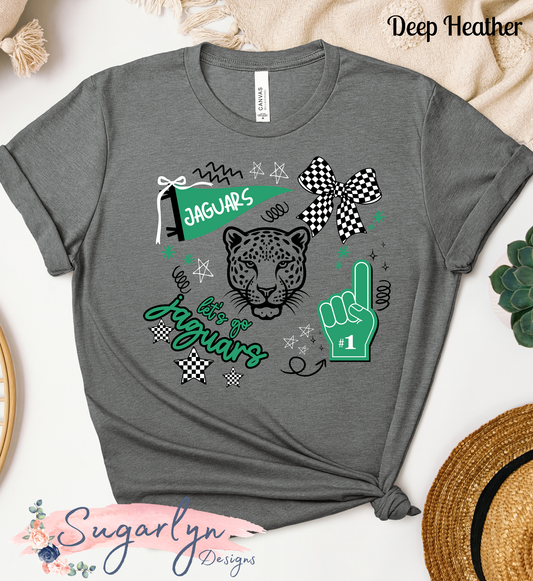 Ressie Jeffries Jaguars -- Jaguars Doodle Art