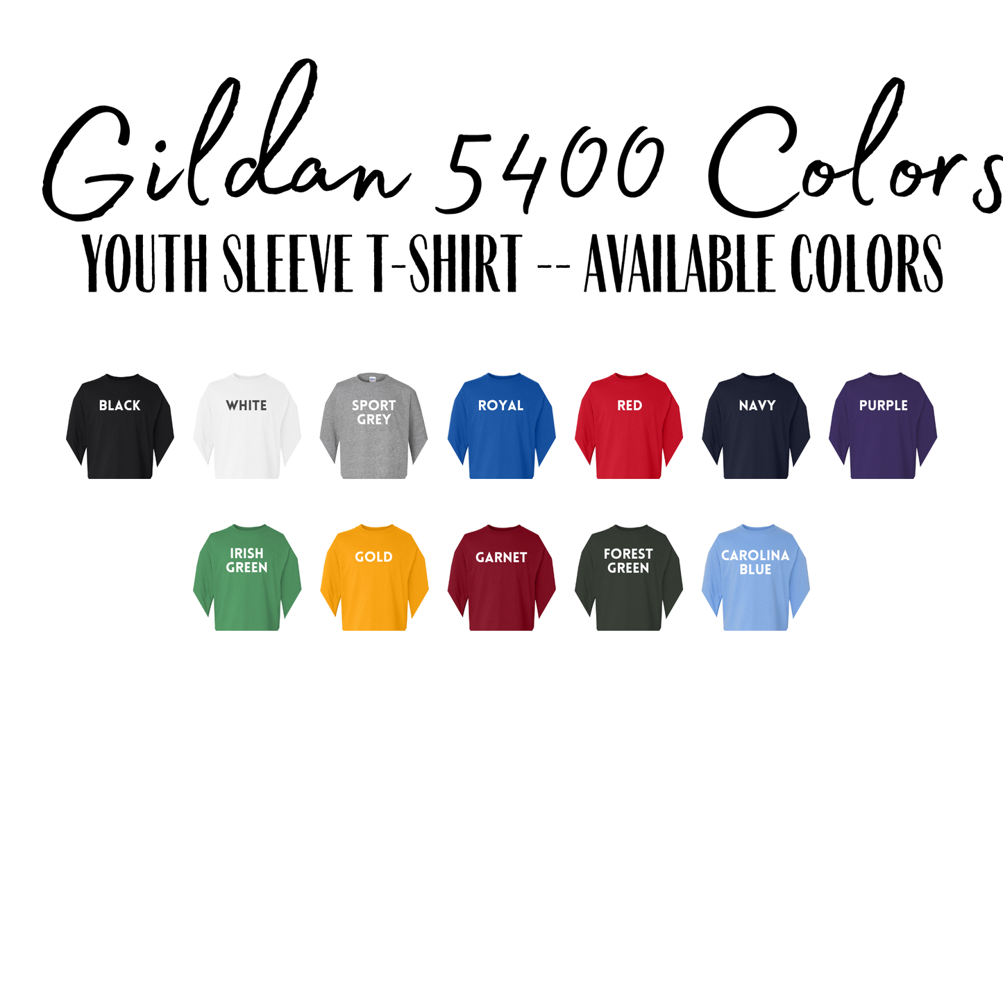 G.R.O.W -- White Design YOUTH SIZE