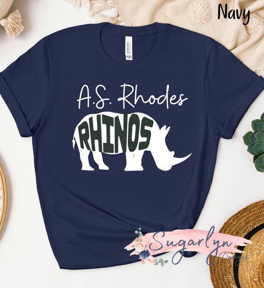 AS Rhodes Rhinos -- Rhino Text