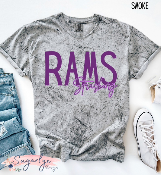 Strasburg Rams -- Color Blast Tee