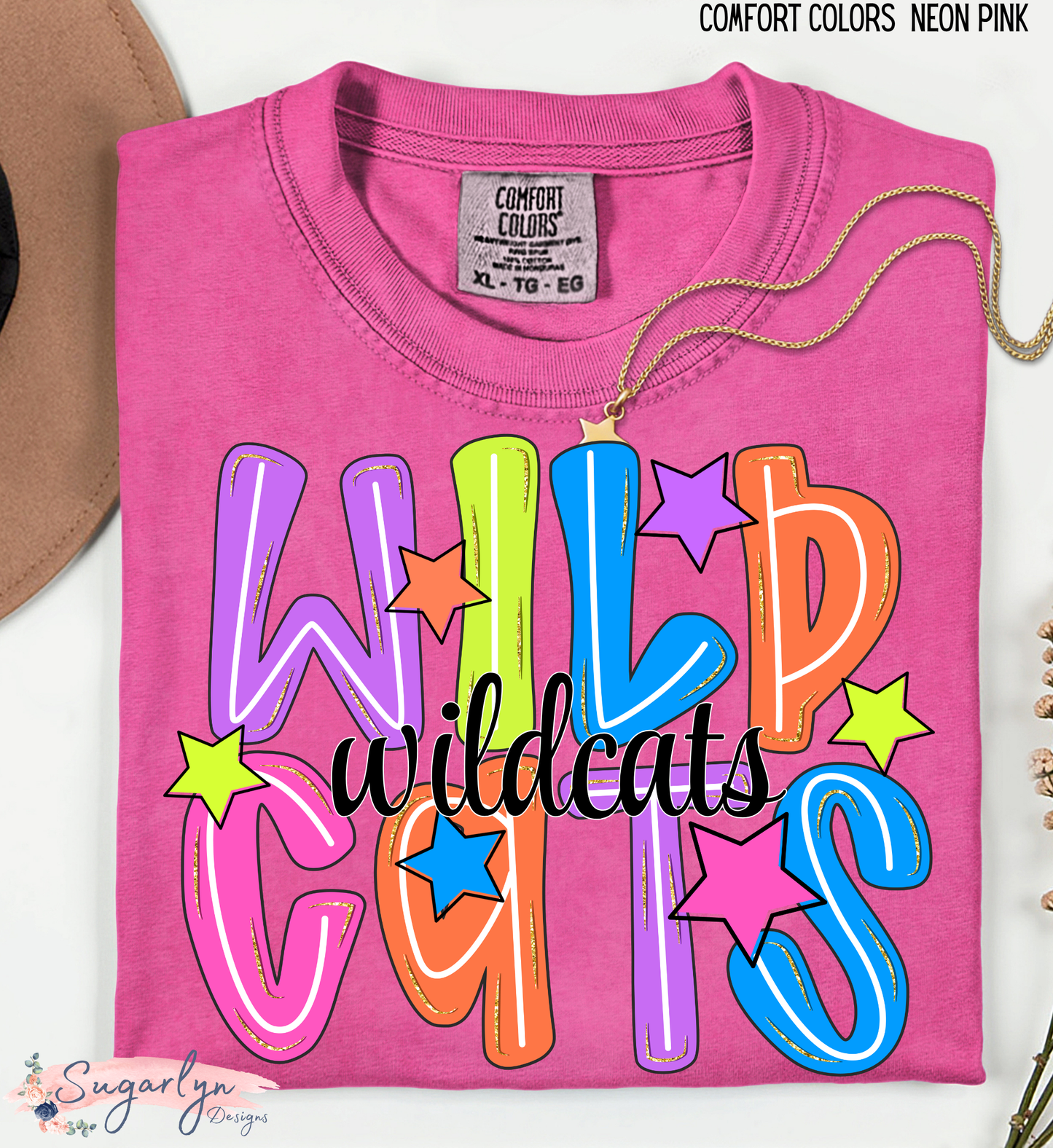 Warren County Wildcats -- Neon Letters