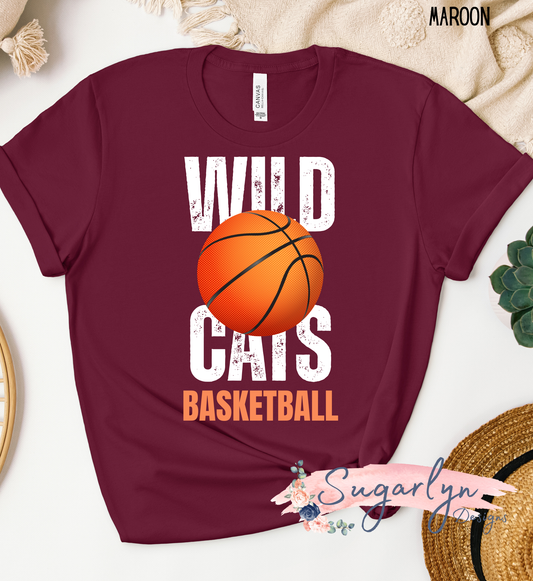Wildcats Basketball -- Distressed
