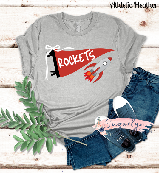 Redbud Run Rockets -- Flag & Rocket