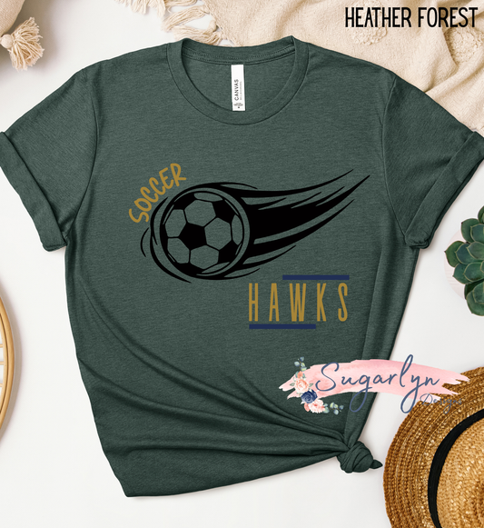 Skyline Hawks Soccer -- Soccer Ball Swoosh