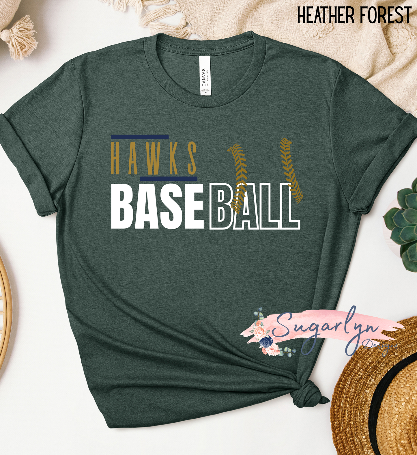 Skyline Hawks Baseball -- Gold Laces