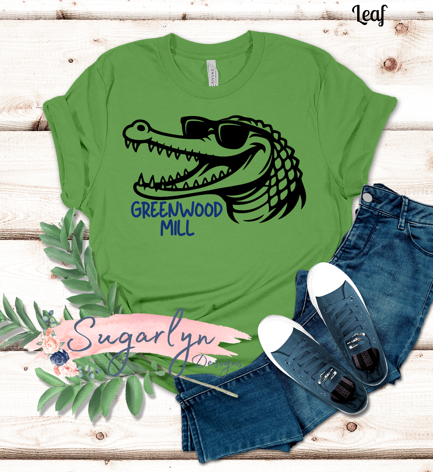 Greenwood Mill Gators --  Gator with Sunglasses