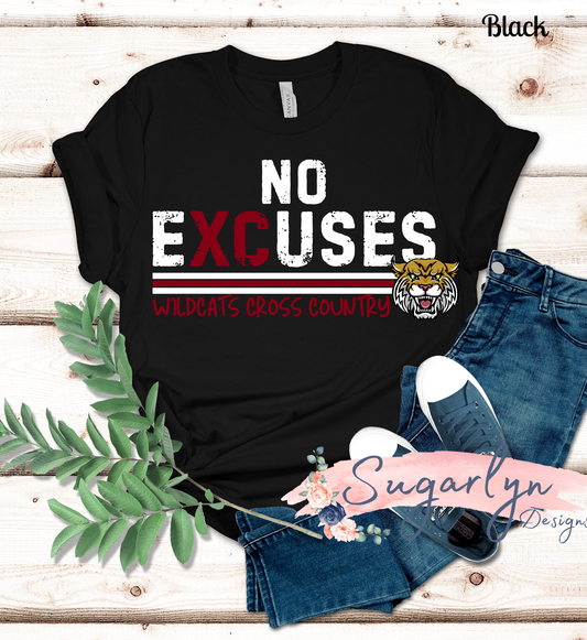 No Excuses -Wildcats Cross Country
