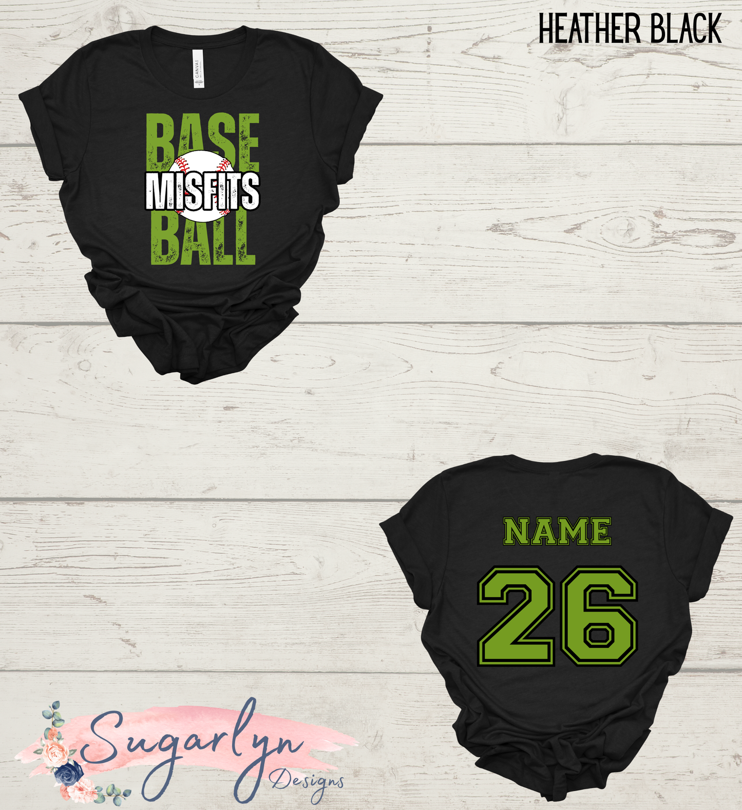 Virginia Misfits -- Misfits Baseball Distressed