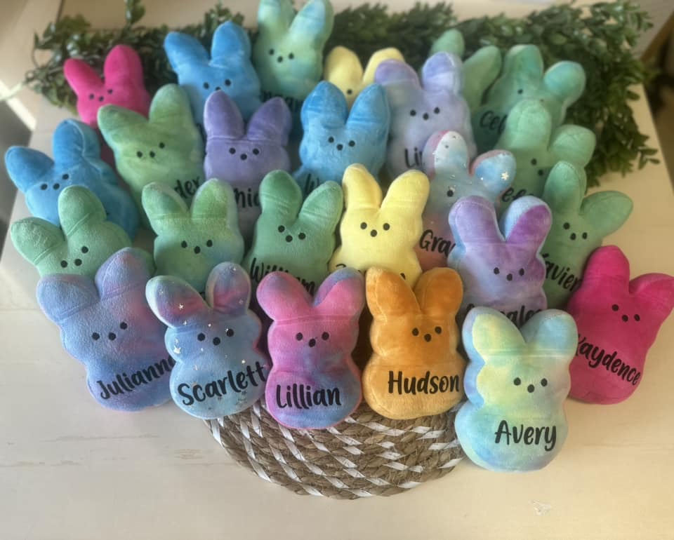 Personalized Peep Bunny Plush