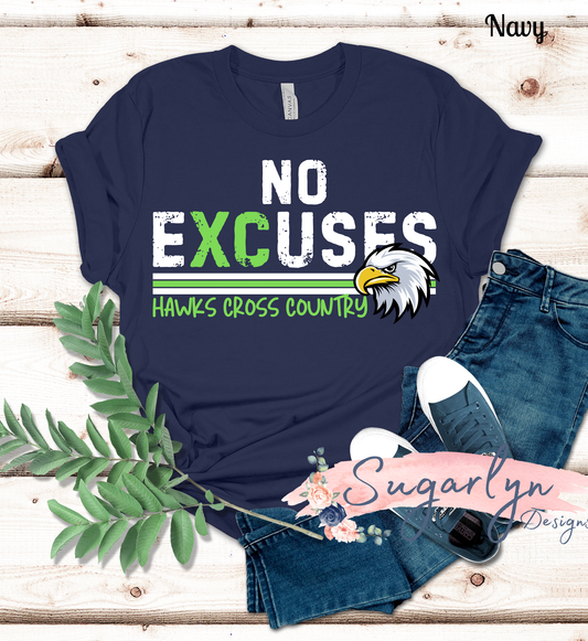Skyline Hawks Cross Country - No Excuses