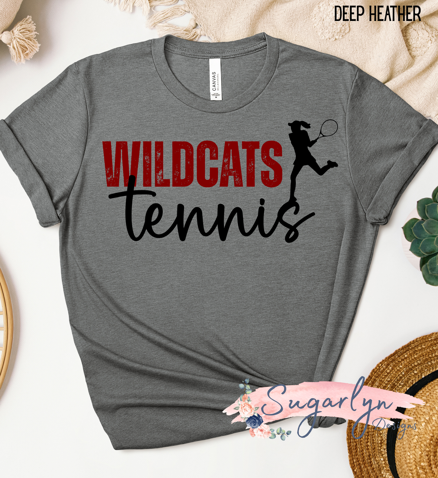 Wildcats Tennis - Player Silhouette