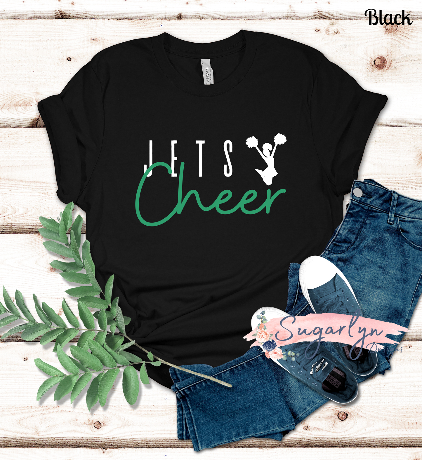 WFYFL Jets Cheer -- Modern Typography
