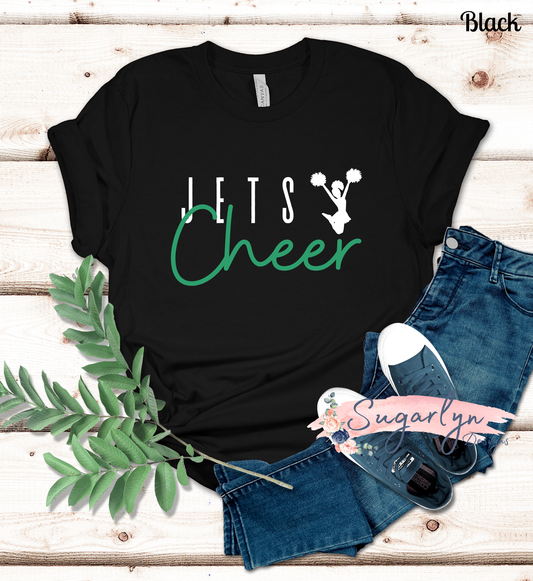WFYFL Jets Cheer -- Modern Typography