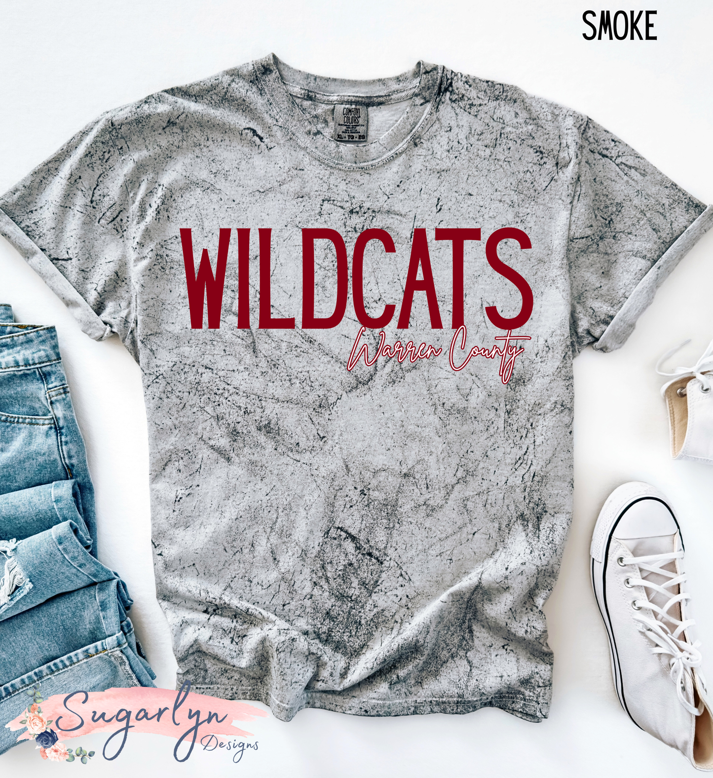 Warren County Wildcats -- Color Blast Tee