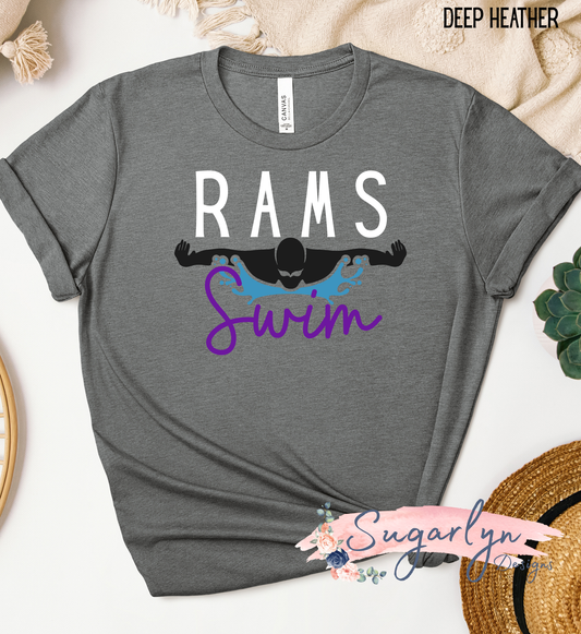 Strasburg Rams -- Rams Swim Text