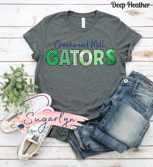 Greenwood Mill Gators --  Gators Doodle Text