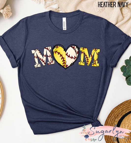Mom with Heart -- Baseball/Softball