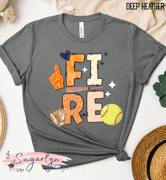 Front Royal Fire -- Fire Doodle Letters
