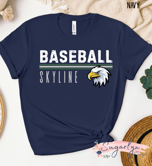 Skyline Hawks Baseball -- Mascot & Bar