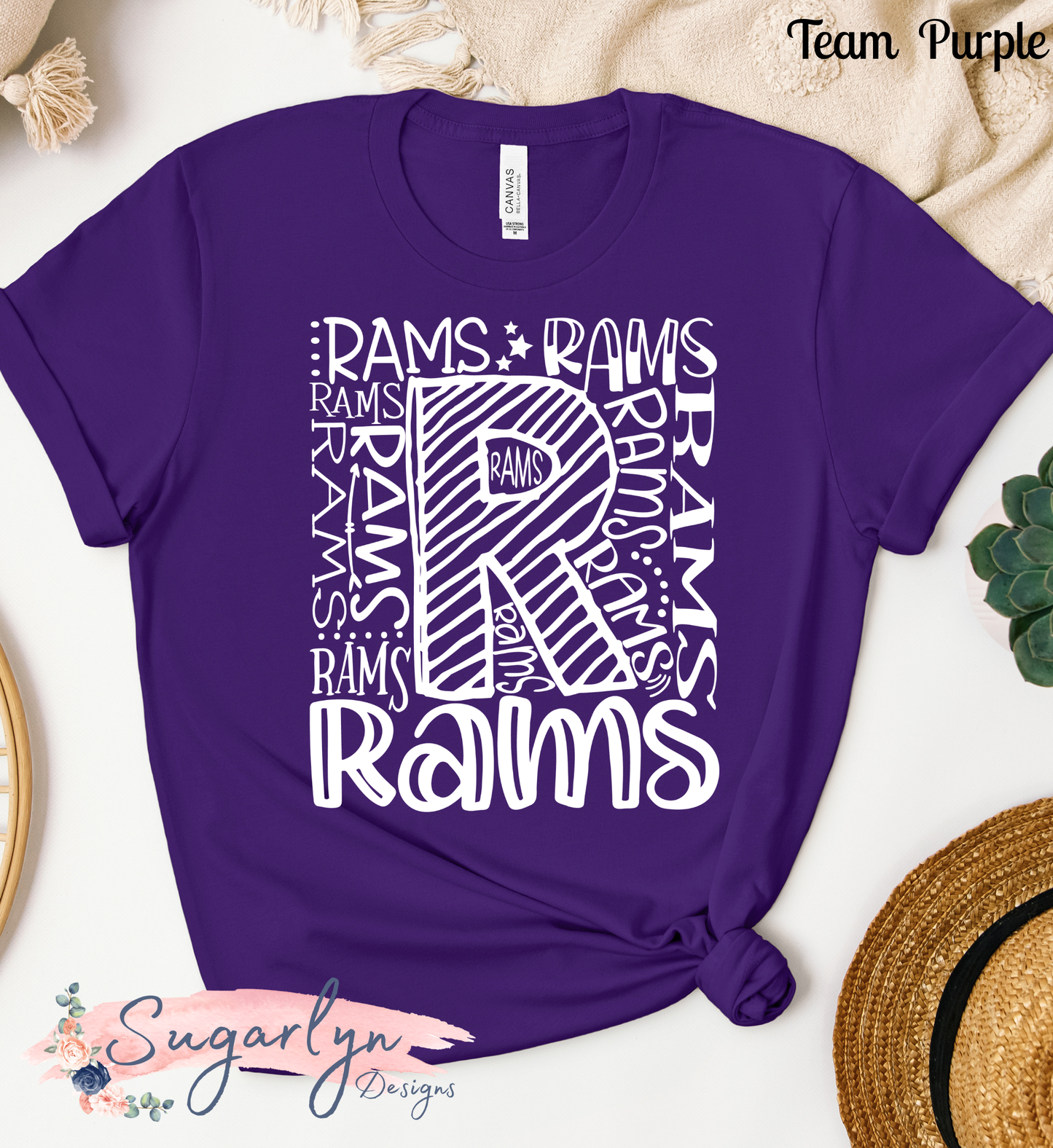 Strasburg Rams -- Rams Typography