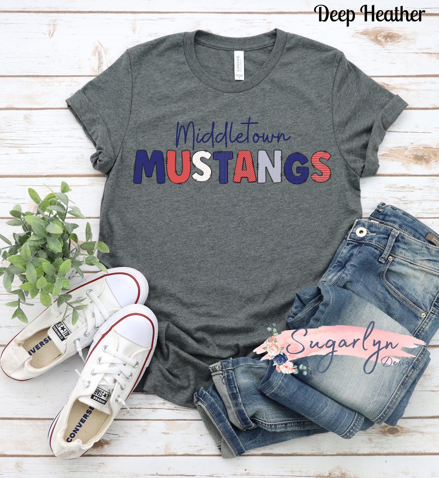 Middletown Mustangs -- Mustangs Doodle Letters