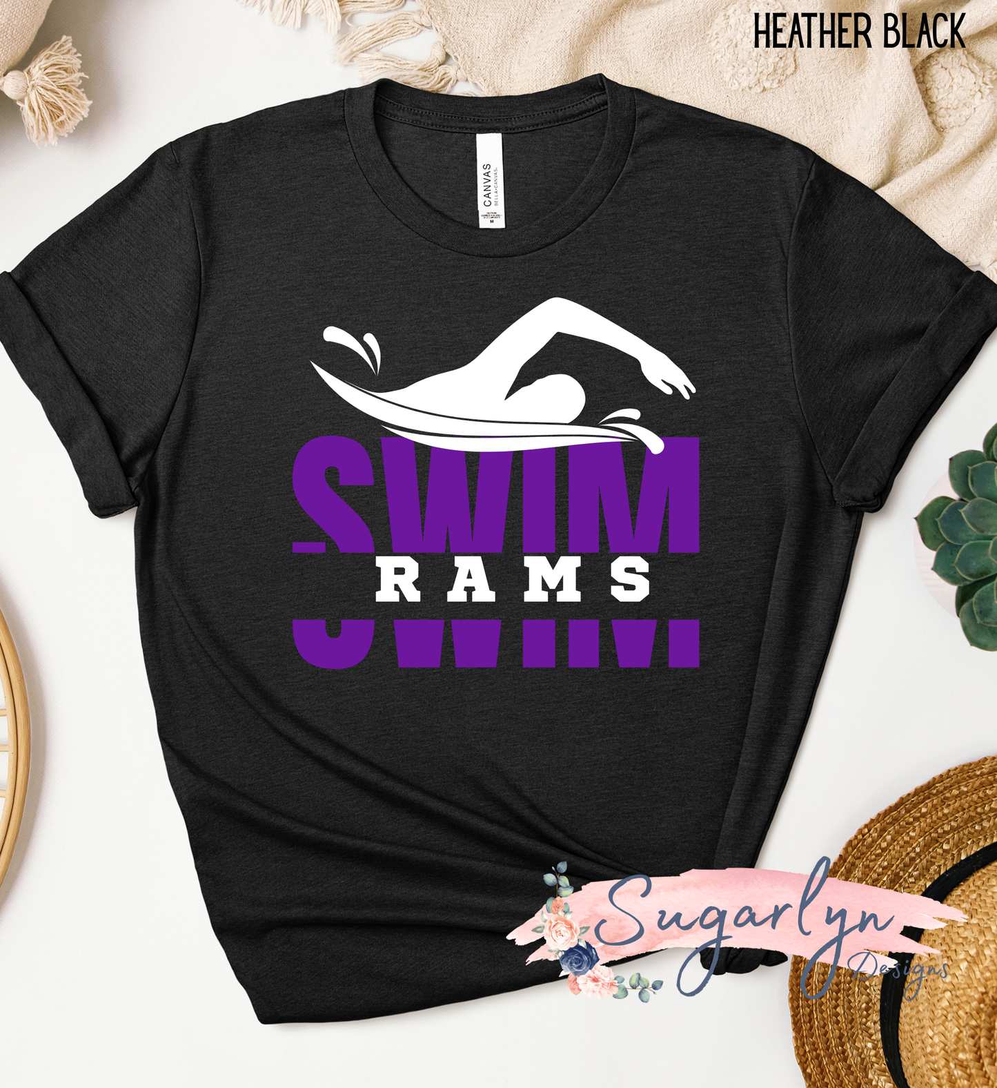 Strasburg Rams -- Rams Swim Split Text