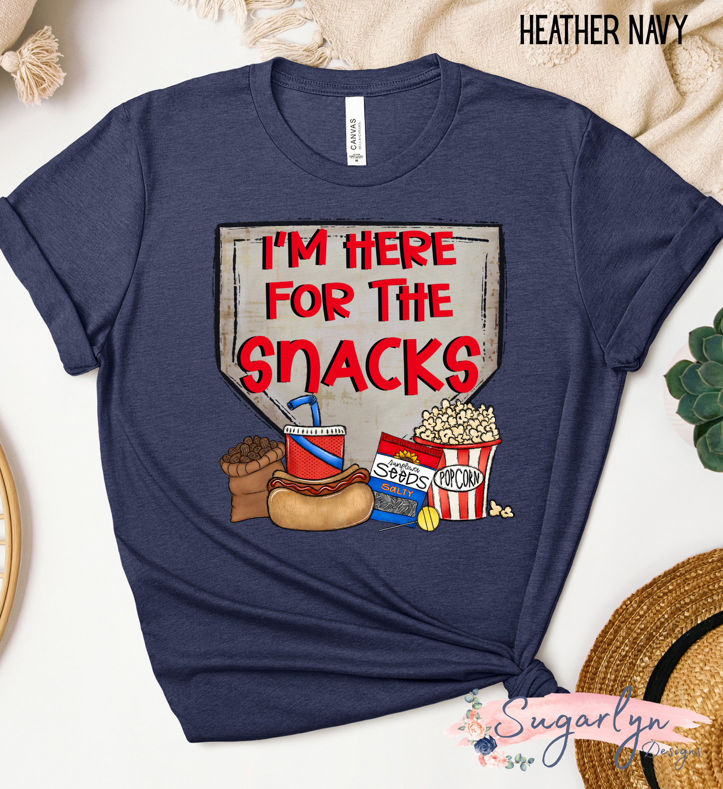 I'm Just Here for the Snacks -- Softball/Baseball