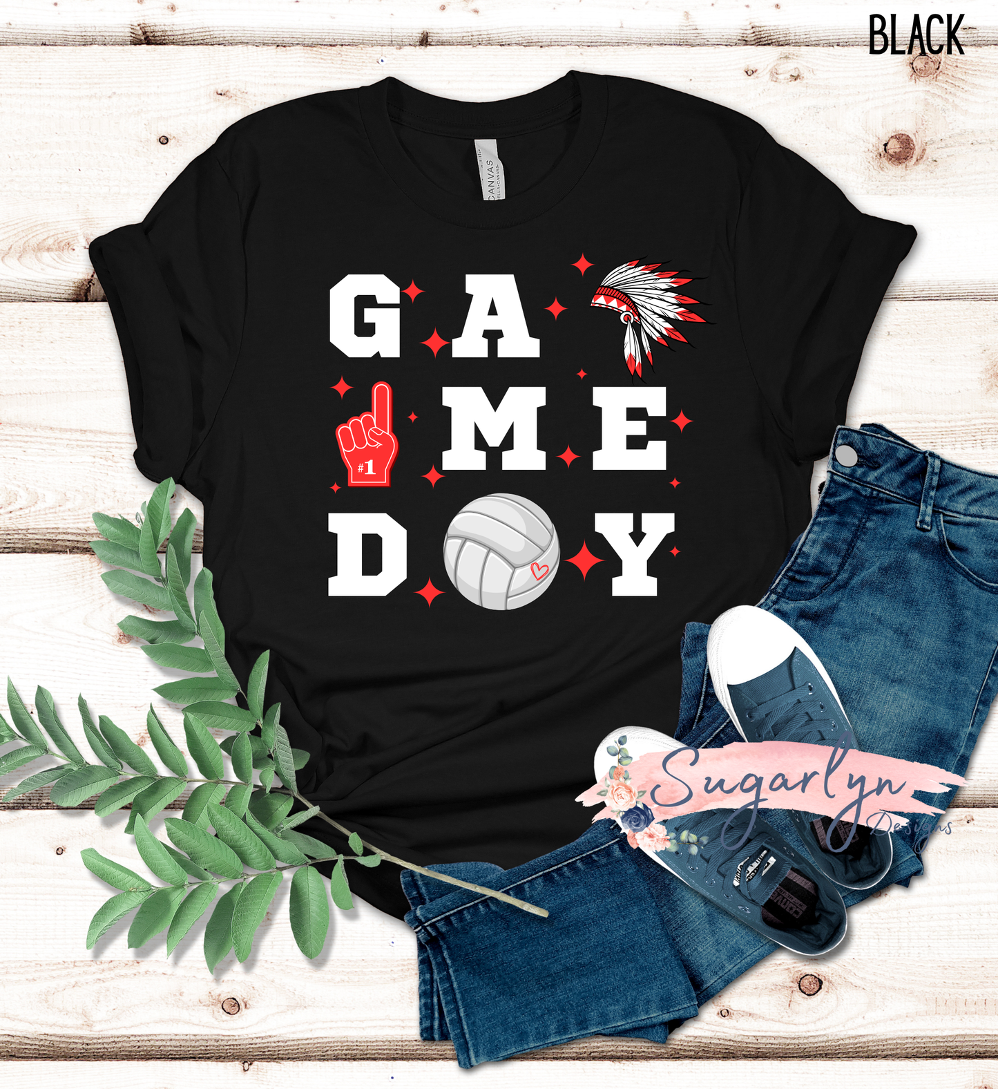 Sherando Warriors -- Warriors Volleyball Game Day Typography