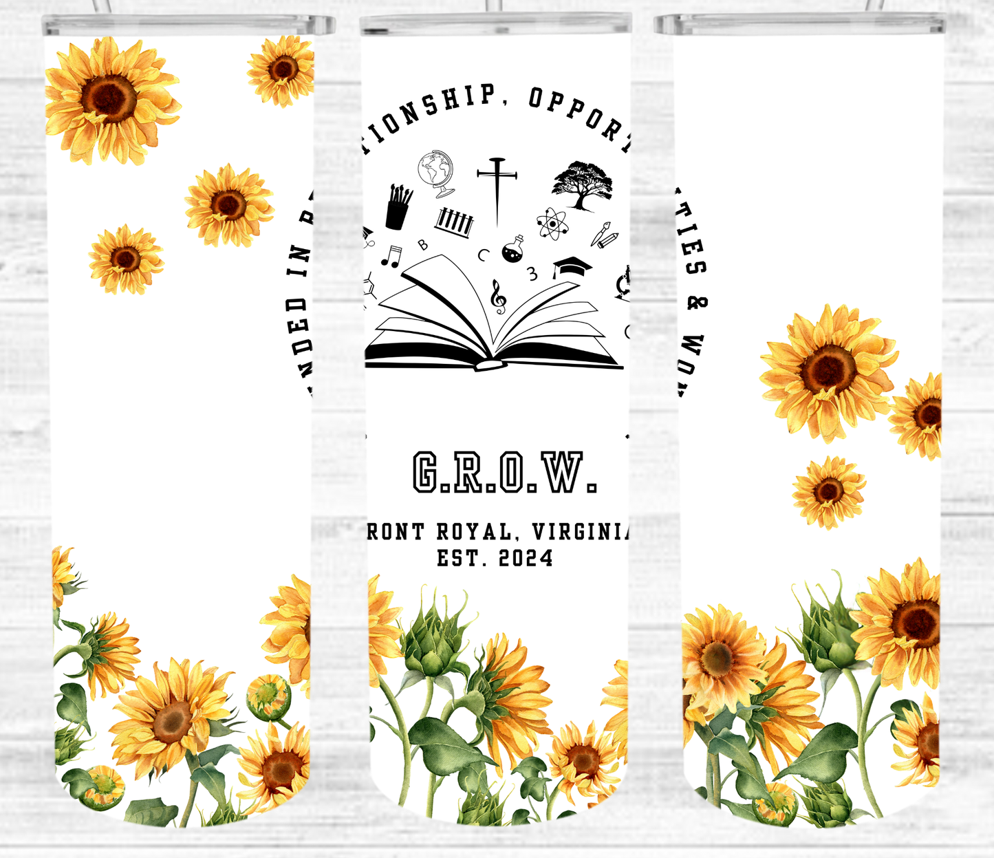 G.R.O.W  20 oz. Tumbler - Sunflower