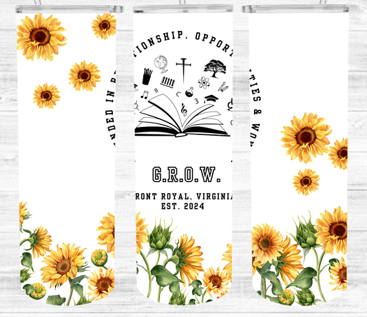 G.R.O.W  20 oz. Tumbler - Sunflower