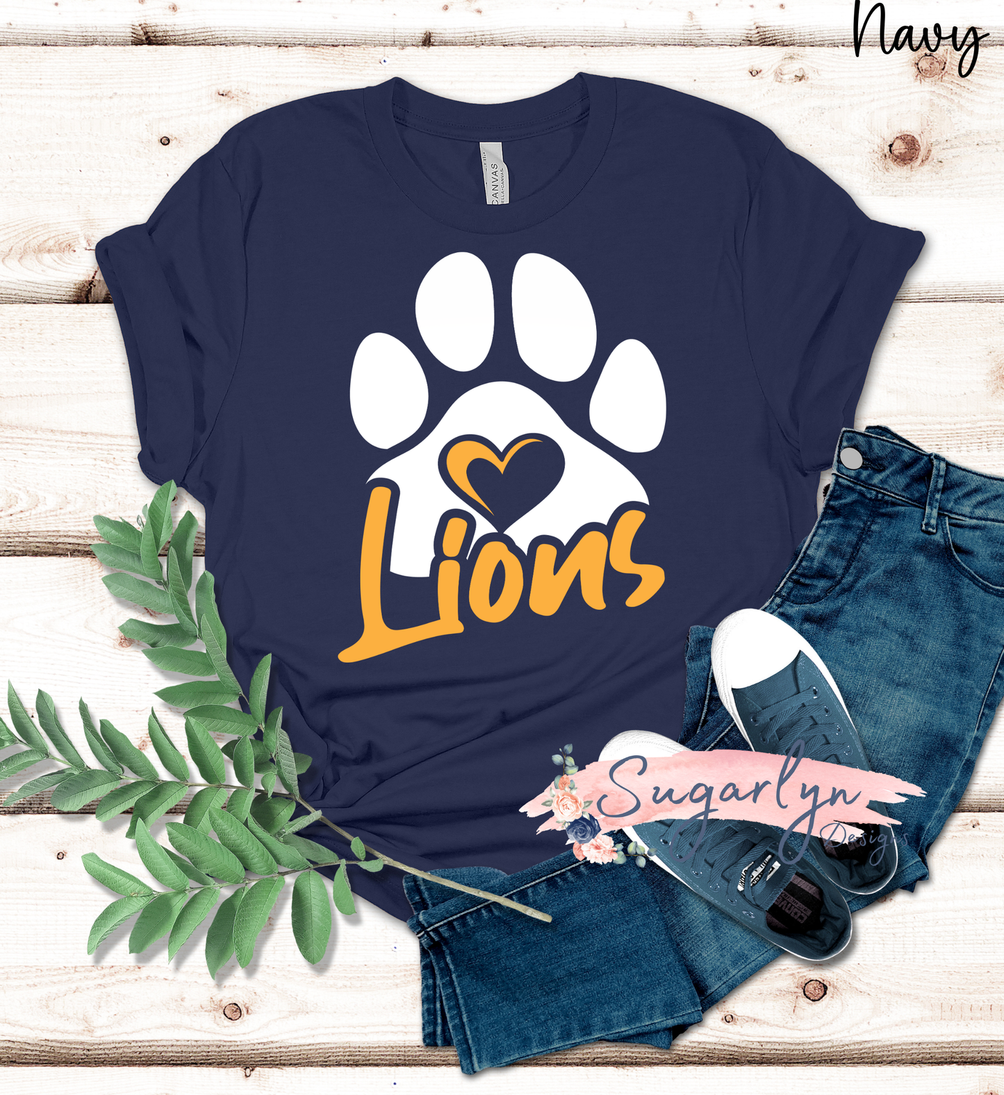 Lions Paw Print -- YOUTH SIZE