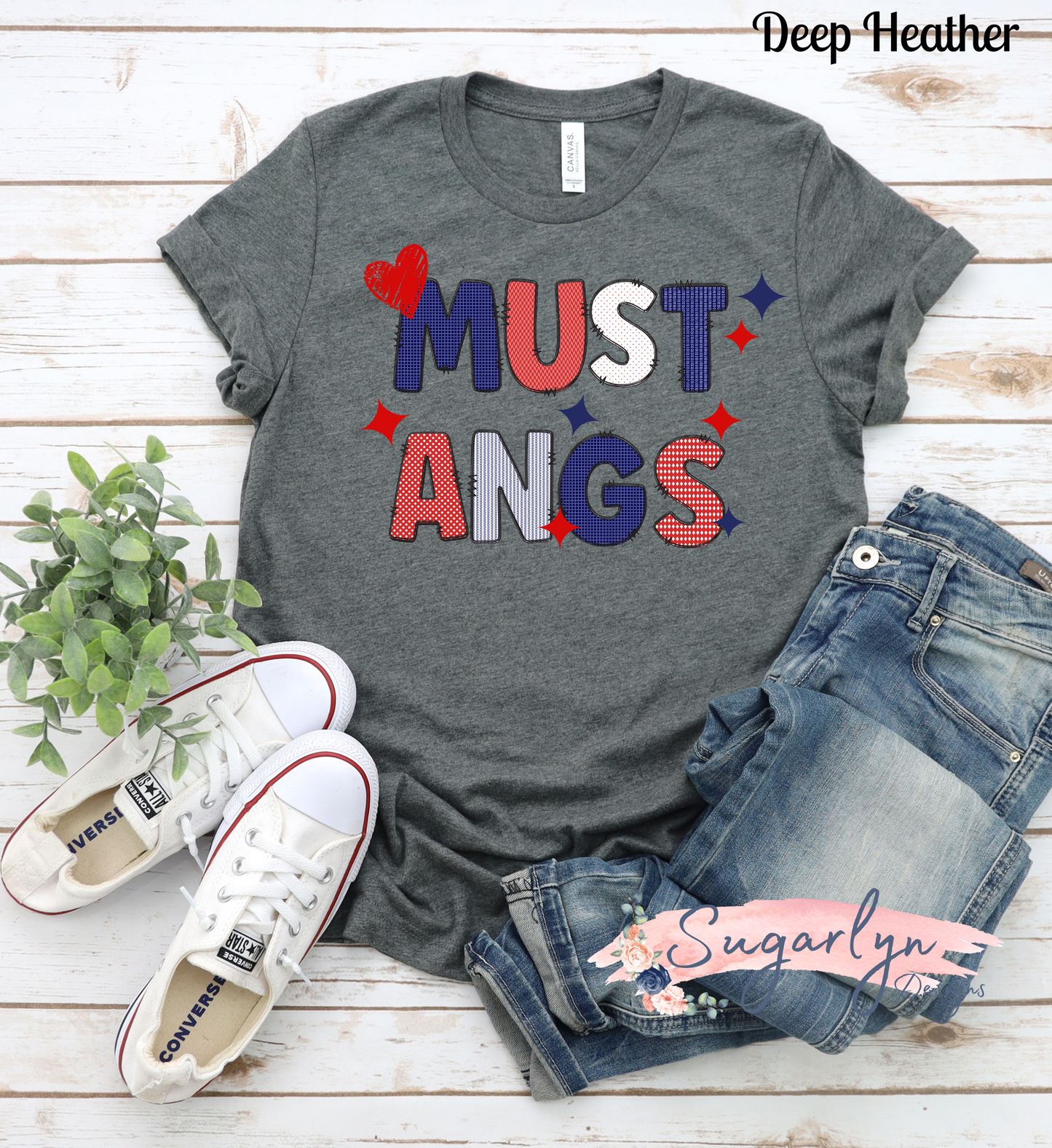 Middletown Mustangs -- Mustangs Doodle Letter Art