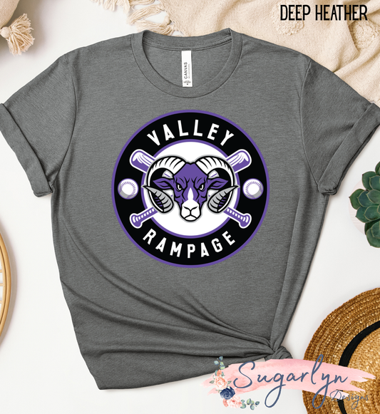 Valley Rampage Circle Logo -- Black