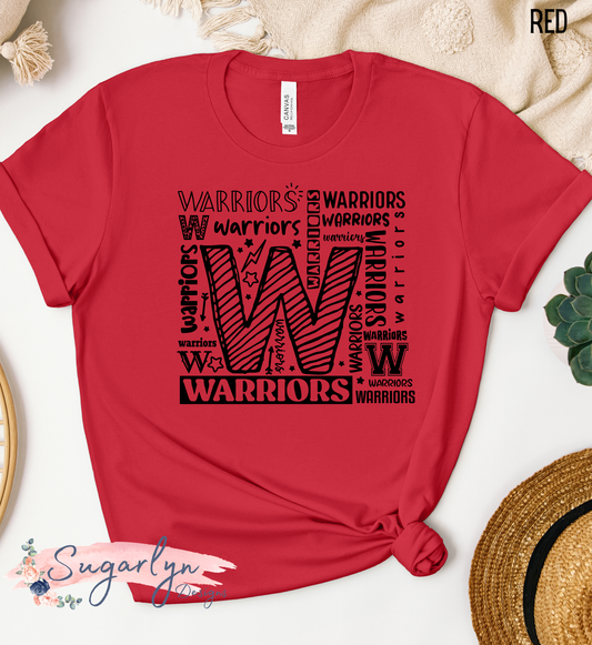 Sherando Warriors -- "W" Typography