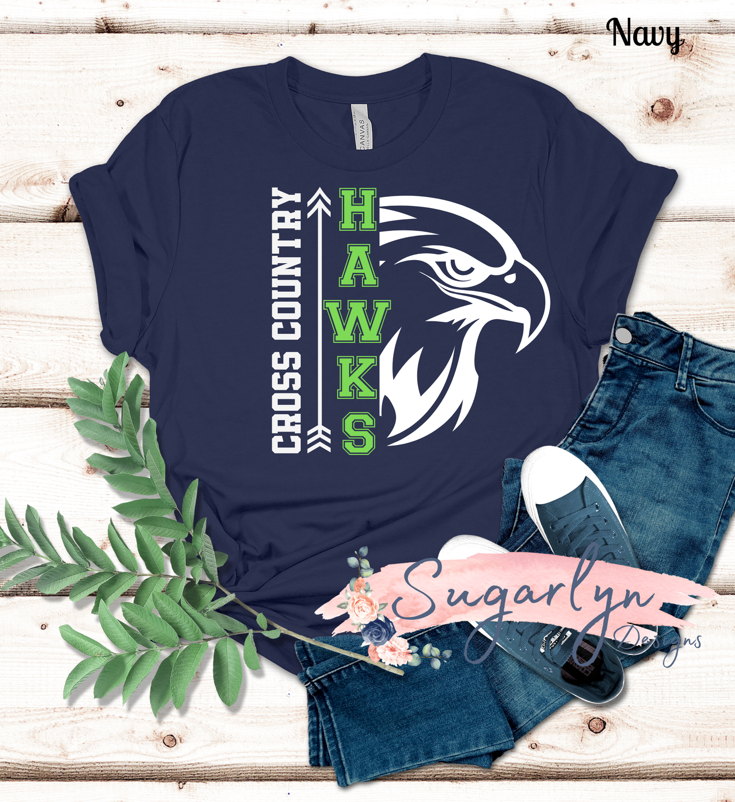 Skyline Hawks Cross Country - Split Mascot