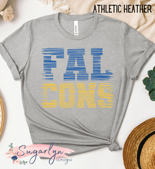 Central Falcons -- Falcons Line Typography